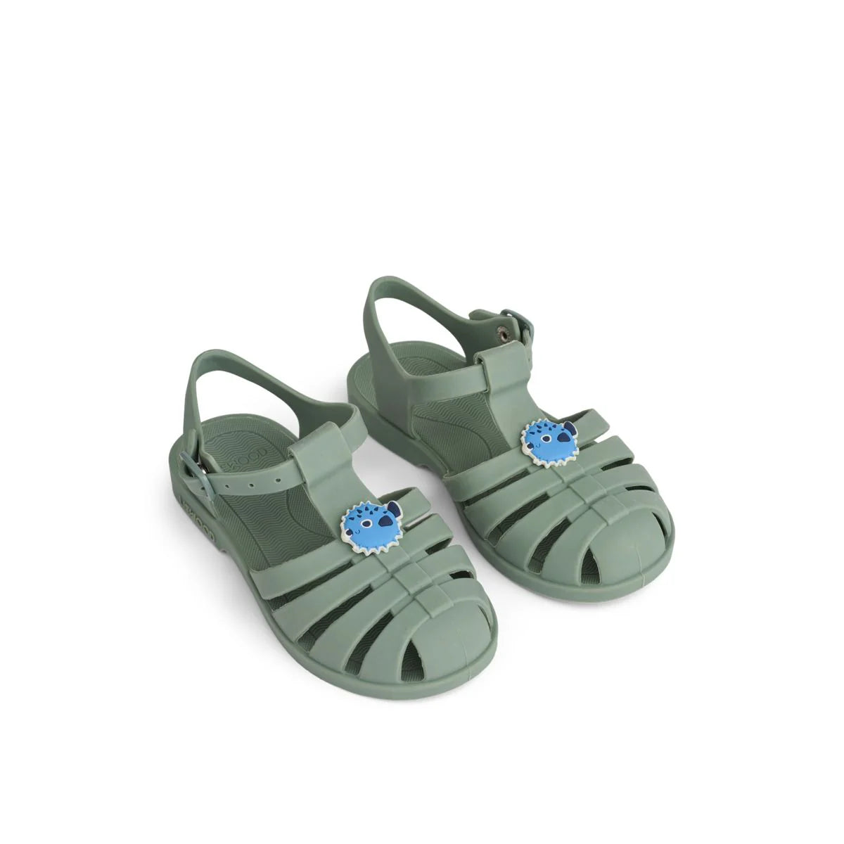 Liewood Strand-Sandalen Bre mit Charms Kugelfisch - Peppermint