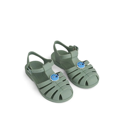 Liewood Strand-Sandalen Bre mit Charms Kugelfisch - Peppermint