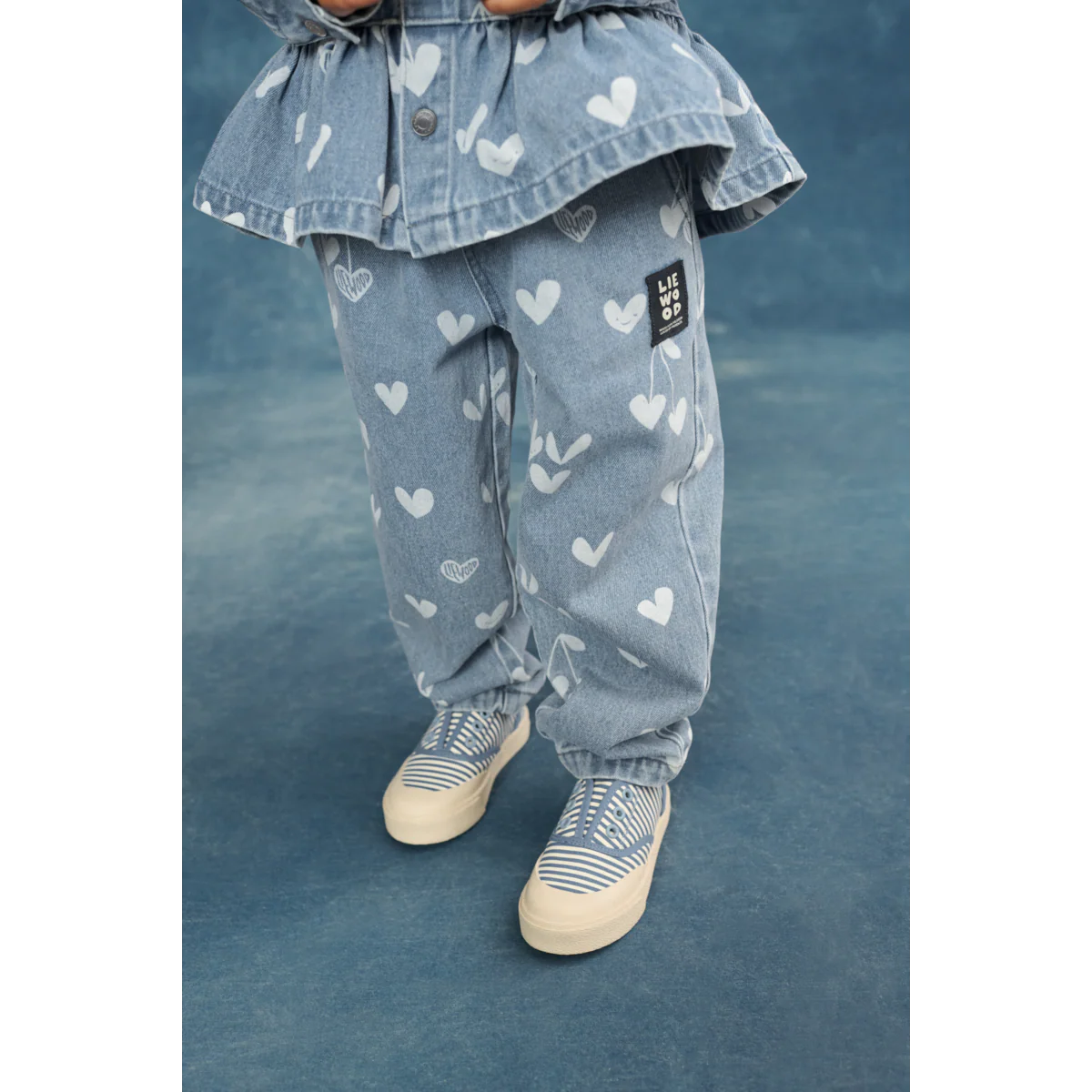 Liewood Kinder Jeanshose Borris "Sweethearts / Light Blue Denim"