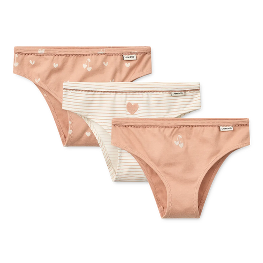 Liewood Slips 3er Pack Aylin "Sweathearts"