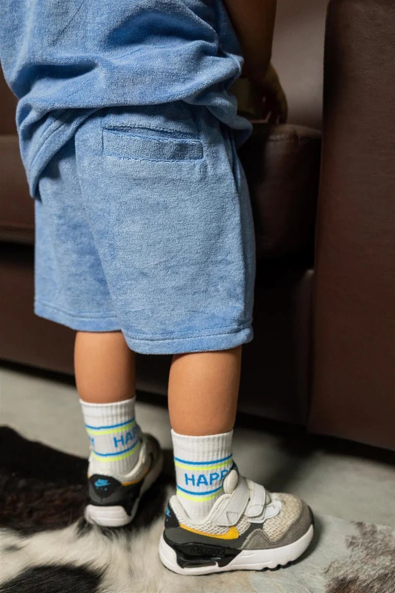 MDMD Socken Happy Green Neon/Weiß Kinder