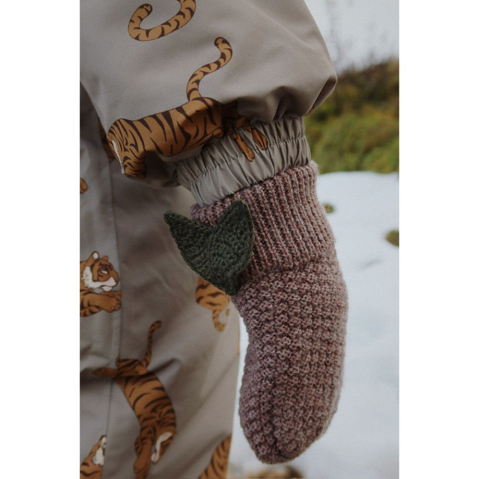 Konges Slojd Fruity Handschuhe "Bunny Brown Melange"