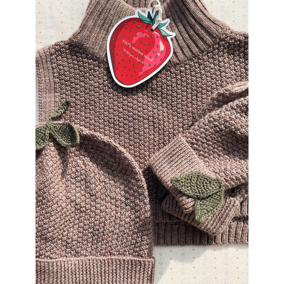 Konges Slojd Fruity Handschuhe "Bunny Brown Melange"