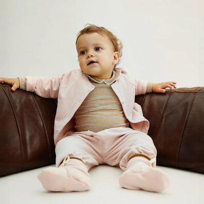 Gray Label Baby Cardigan "Faded Pink"