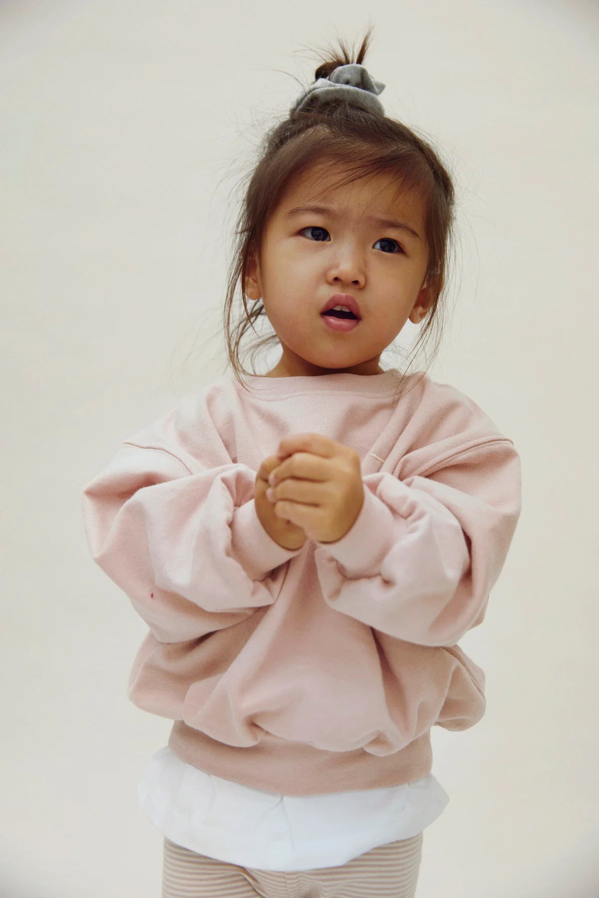 Gray Label Dropped Shoulder Sweater "Faded Pink"