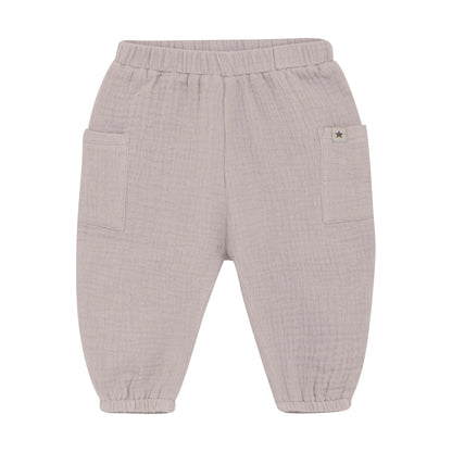 Huttelihut Musselin Hose - Cloud Gray