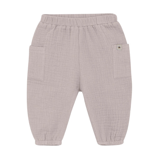 Huttelihut Musselin Hose - Cloud Gray