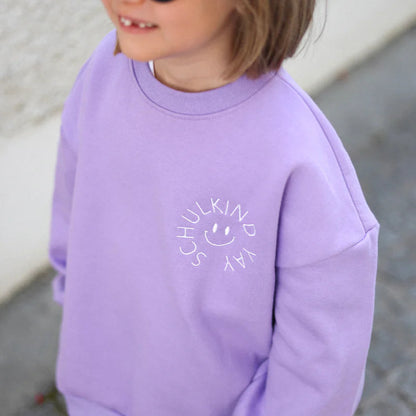 Melots Sweater Schulkind - lila
