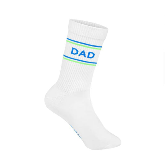 MDMD Socken "Dad" Neon/Weiß