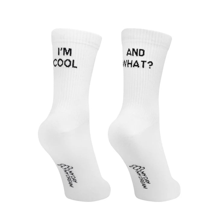 MDMD Socken "I´m cool - and what?" Kinder