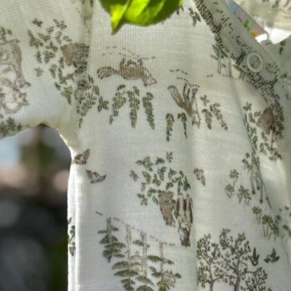 Joha Langarmbody mit seitlicher Knopfleiste aus Wolle-Seide "Off White"