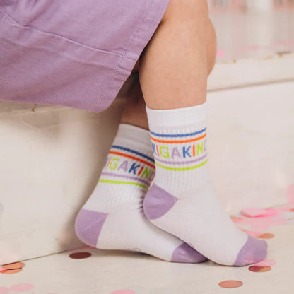 MDMD Socken "Kigakind" Lila