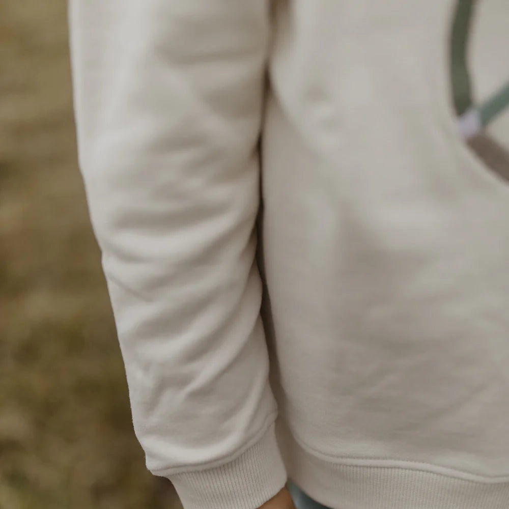 Leevje Sweatshirt Peace "Cappuccino"