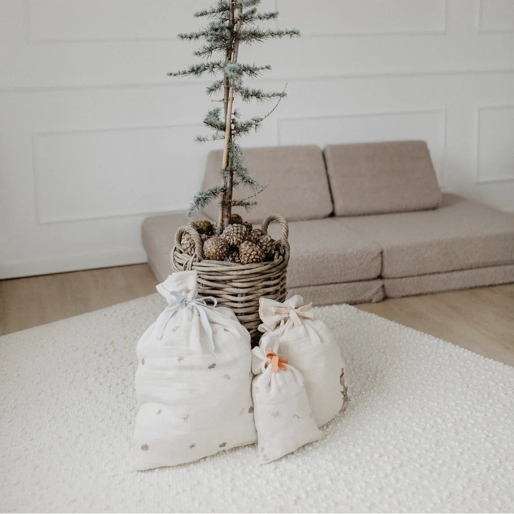 Leevje Geschenksäcke aus Musselin -3er Set