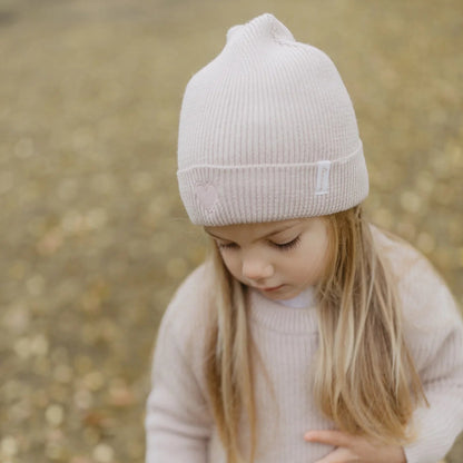 Leevje Strickmütze "Lavender Heart"