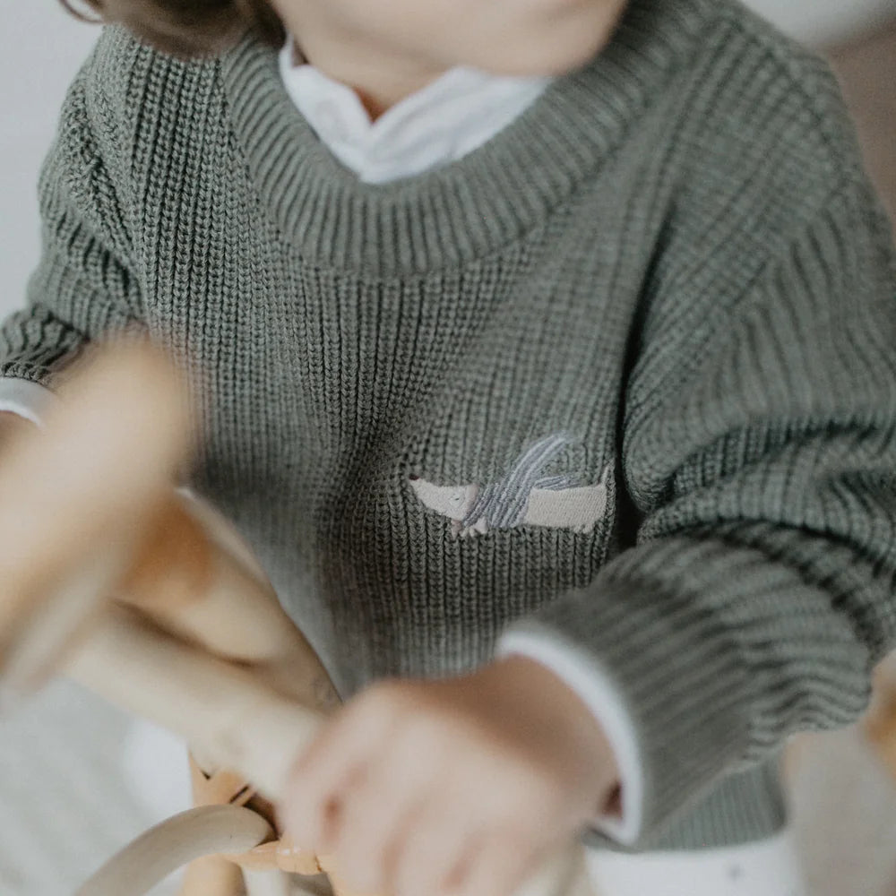 Leevje Strickpullover "Kleiner Hund"