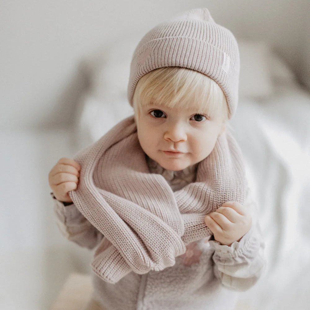 Leevje Strickmütze "Lavender Heart"