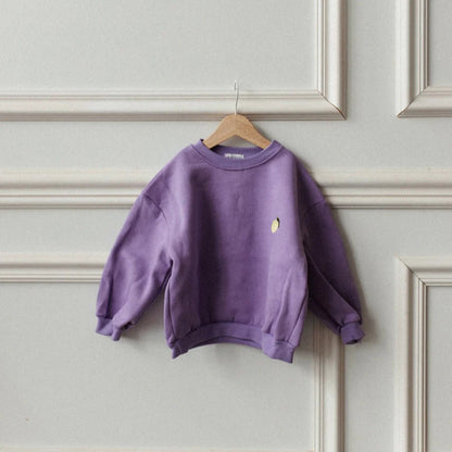 Melots Sweater Zitrone - wild violett