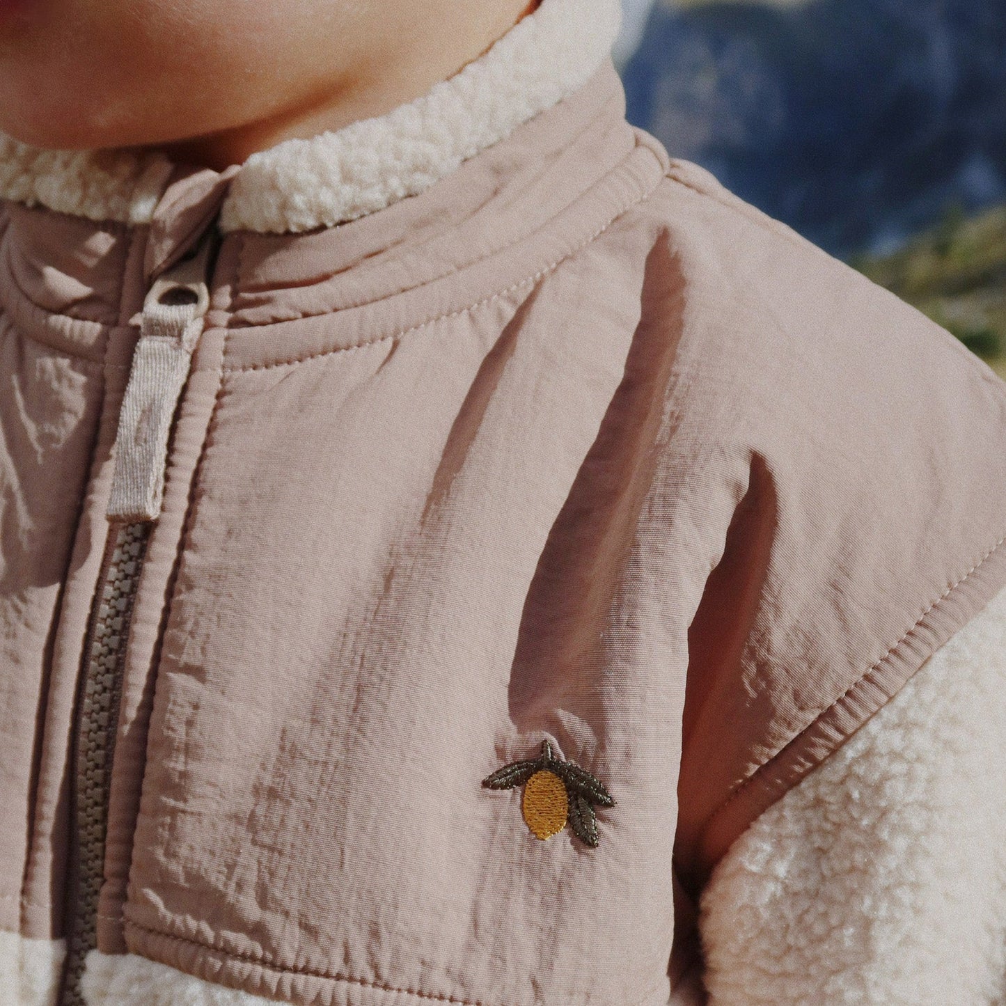 Konges Slojd Fleecejacke FLYNN GRS – Oxford Tan