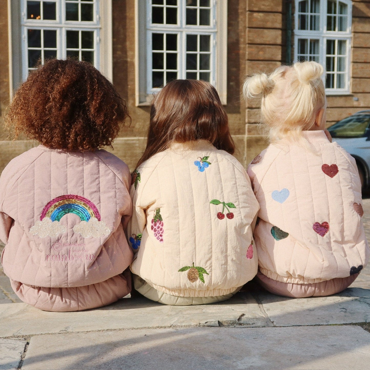 Konges Sløjd Bomberjacke JUNO Sequin – "Cameo Rose"