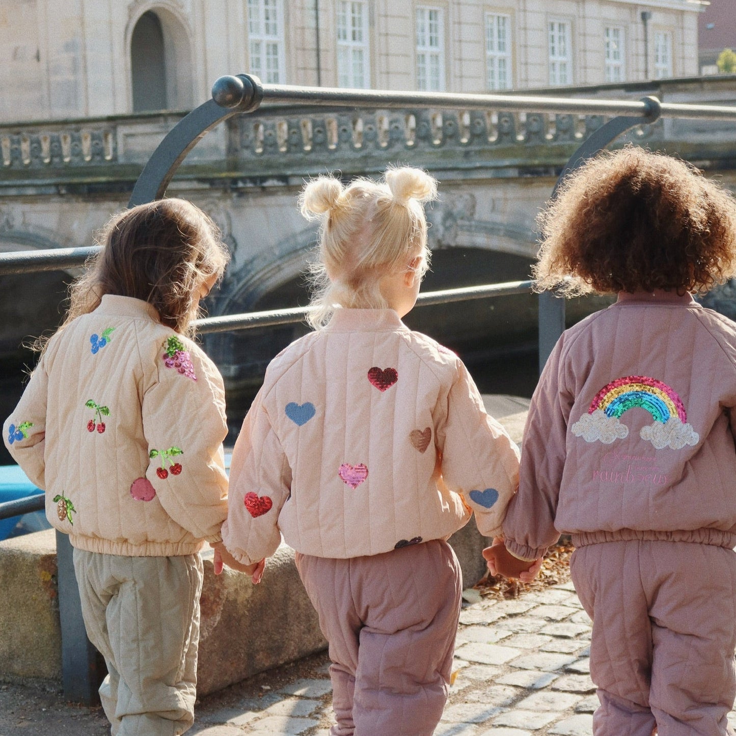 Konges Sløjd Bomberjacke JUNO Sequin – "Cameo Rose"