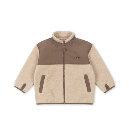 Konges Slojd Fleecejacke FLYNN GRS – Oxford Tan