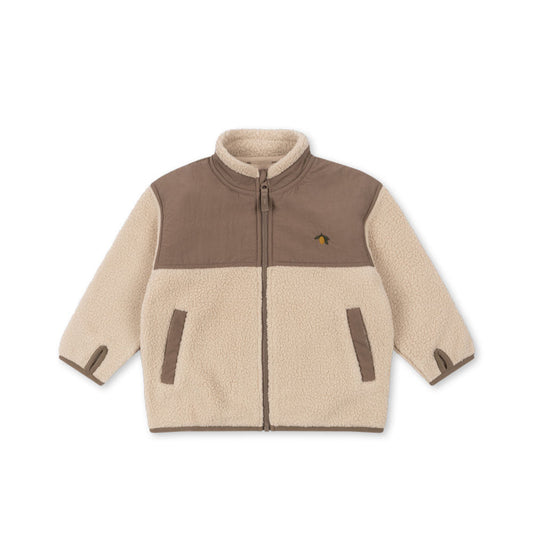 Konges Slojd Fleecejacke FLYNN GRS – Oxford Tan