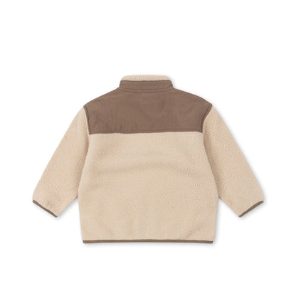 Konges Slojd Fleecejacke FLYNN GRS – Oxford Tan