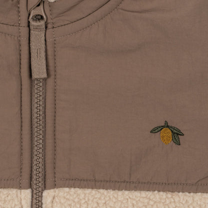 Konges Slojd Fleecejacke FLYNN GRS – Oxford Tan