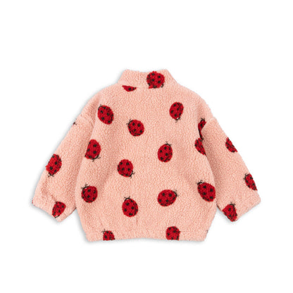 Konges Slojd Teddyjacke JODY – Ladybug Pink