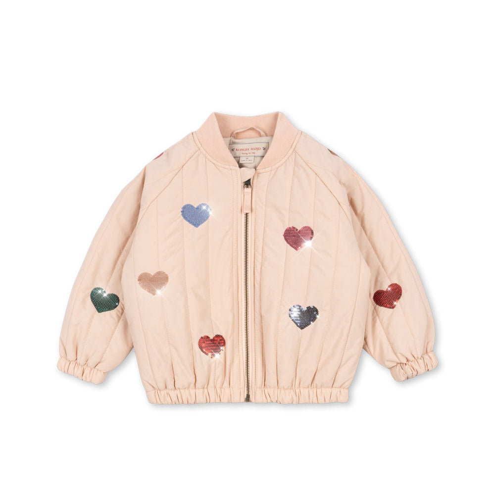 Konges Sløjd Bomberjacke JUNO Sequin – "Cameo Rose"