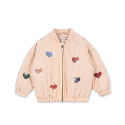 Konges Sløjd Bomberjacke JUNO Sequin – "Cameo Rose"