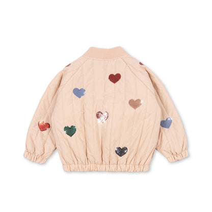 Konges Sløjd Bomberjacke JUNO Sequin – "Cameo Rose"