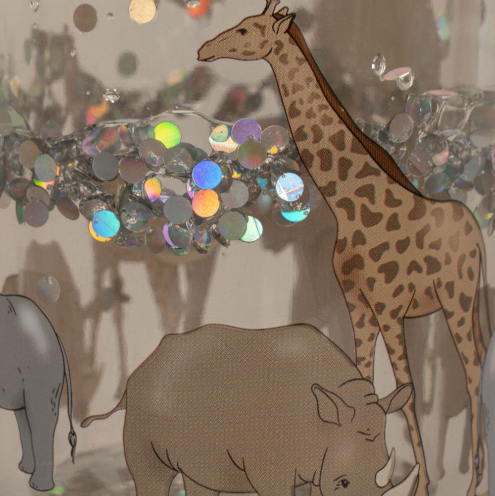 Konges Slojd Glitzer Becher – 2er-Pack "Safari"