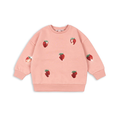 Konges Slojd Pailletten-Sweatshirt Lou "MELLOW ROSE"