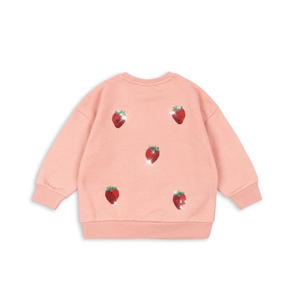 Konges Slojd Pailletten-Sweatshirt Lou "MELLOW ROSE"