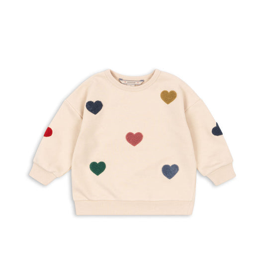 Konges Slojd Sweatshirt " MULTI HEART"