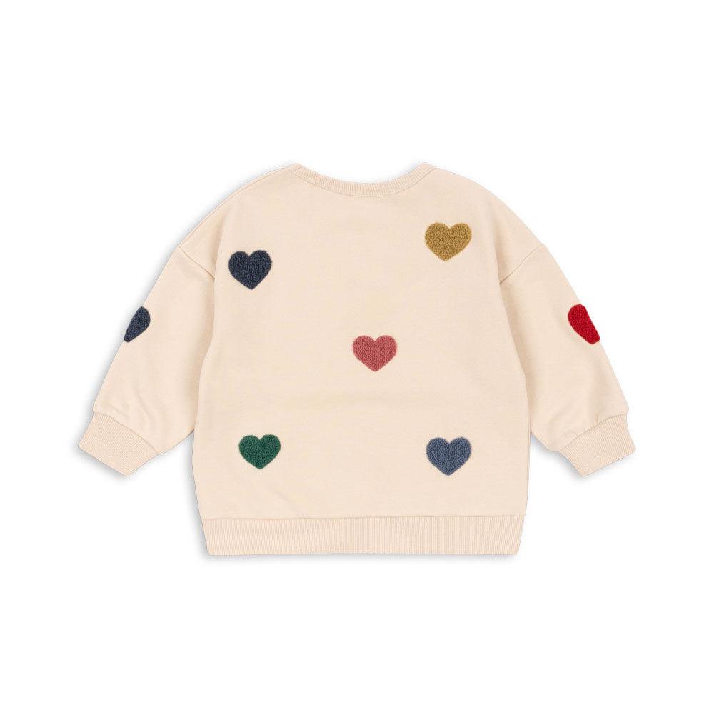 Konges Slojd Sweatshirt " MULTI HEART"