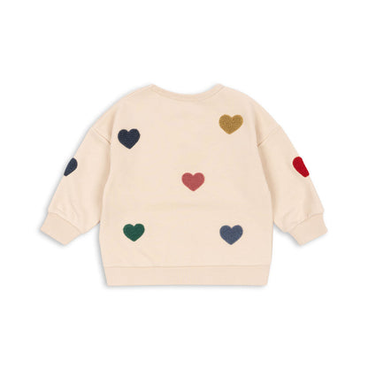Konges Slojd Sweatshirt " MULTI HEART"