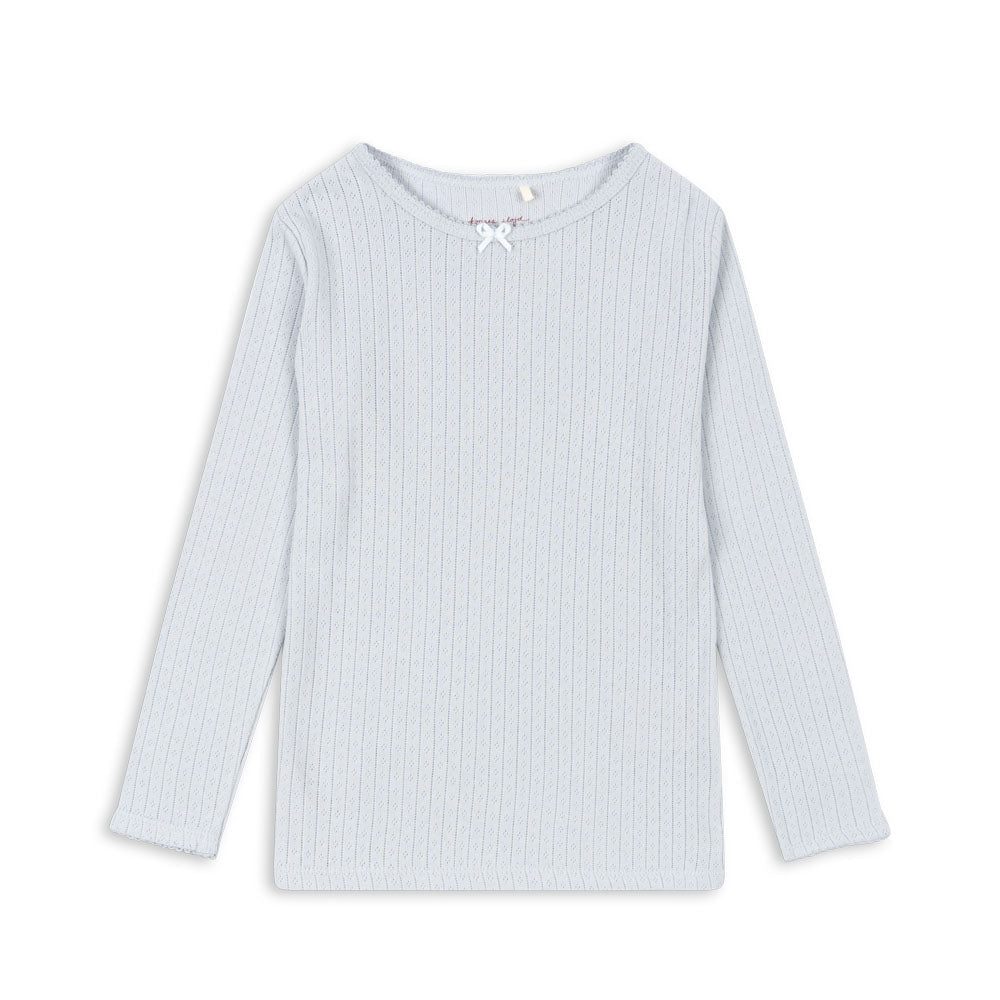 Konges Slojd Langarmshirt MINNIE – Gray Dawn