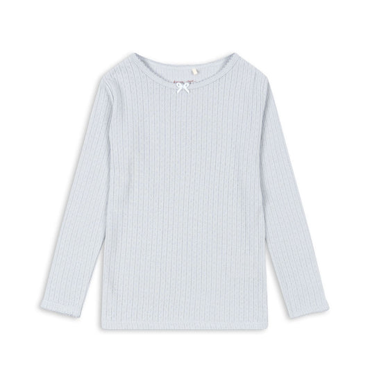 Konges Slojd Langarmshirt MINNIE – Gray Dawn