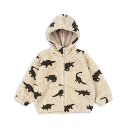 Konges Slojd Teddy-Kapuzenjacke Jody "DINO SILHOUETTE"