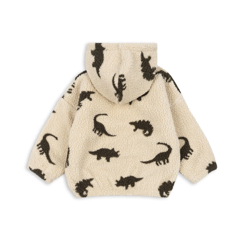 Konges Slojd Teddy-Kapuzenjacke Jody "DINO SILHOUETTE"