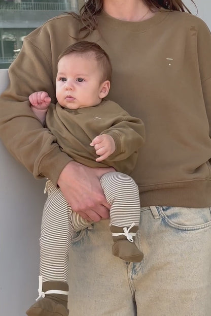 Gray Label Baby Dropped Shoulder Sweater "Woody"