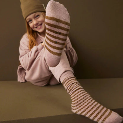 Gray Label lange gerippte Socken "Berry-Woody"