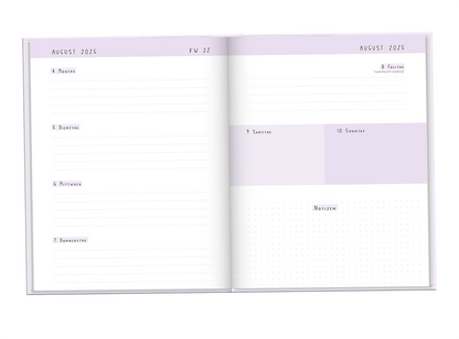 Grafik Werkstatt Schülerkalender 2025 "Gute Laune"