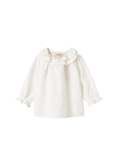 MarMar Rüschenbluse - Tonello "Weiß"