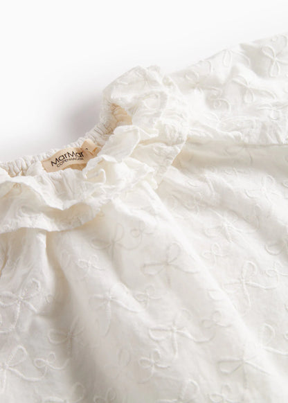 MarMar Rüschenbluse - Tonello "Weiß"