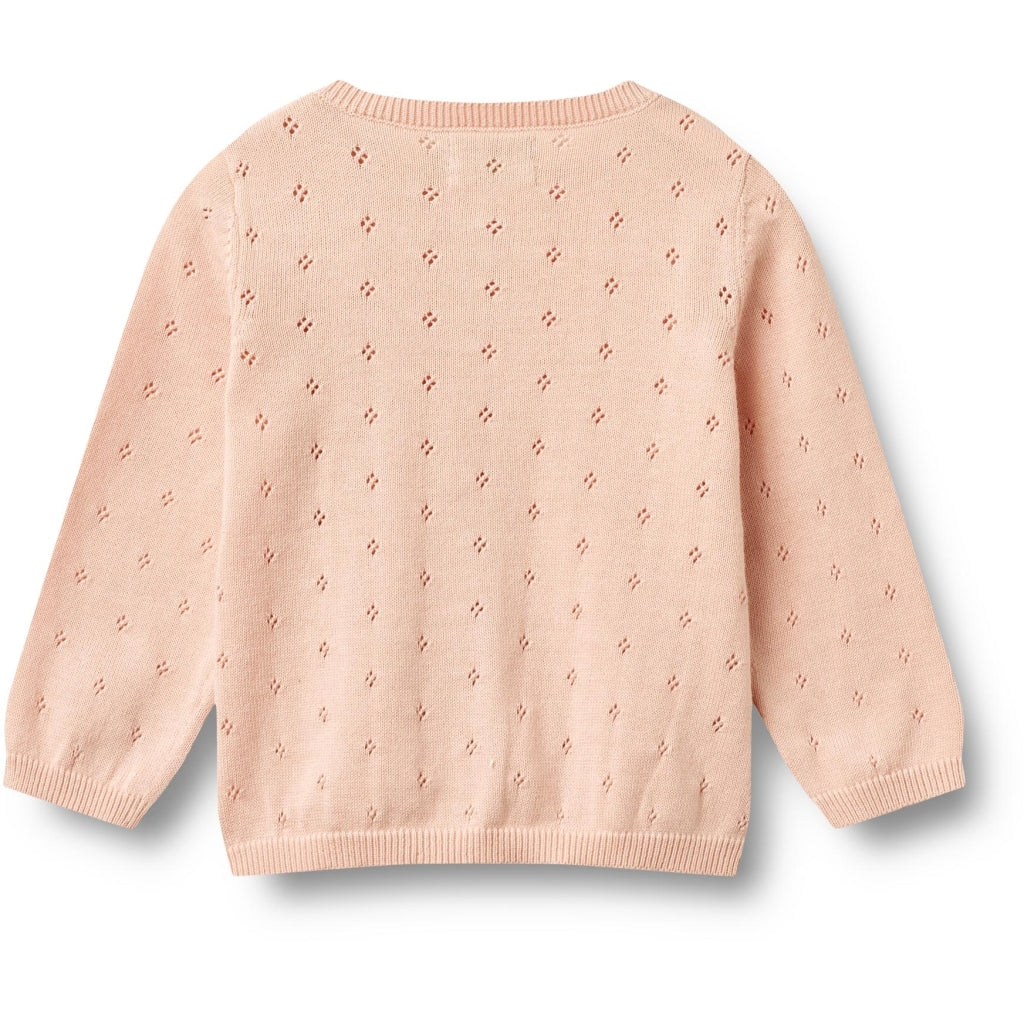 Wheat Strick-Cardigan Maia "Rose Powder"